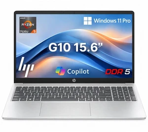 HP Essential 255R G10 Entry Laptop, 15.6" FHD, AMD Ryzen 5 7535U, 16GB DDR5 RAM, 512GB SSD, Wi-Fi 6, Windows 11 Pro, Silver HP Essential 255R G10 Entry Laptop, 15.6" FHD, AMD Ryzen 5 7535U, 16GB DDR5 RAM, 512GB SSD, Wi-Fi 6, Windows 11 Pro, Silver