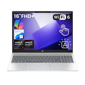 HP OmniBook 5 16-ag1075cl Premium Laptop, 16" FHD+ Touchscreen, AMD Ryzen AI 7 350, 32GB RAM, 1TB SSD, Wi-Fi 6, Windows 11 Home, Silver HP OmniBook 5 16-ag1075cl Premium Laptop, 16" FHD+ Touchscreen, AMD Ryzen AI 7 350, 32GB RAM, 1TB SSD, Wi-Fi 6, Windows 11 Home, Silver
