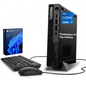 Lenovo ThinkStation P3 Business Mini Desktop, Intel Core i5-14500, 64GB DDR5 RAM, 2TB SSD, Wi-Fi 6, Windows 11 Pro, Black Lenovo ThinkStation P3 Business Mini Desktop, Intel Core i5-14500, 64GB DDR5 RAM, 2TB SSD, Wi-Fi 6, Windows 11 Pro, Black