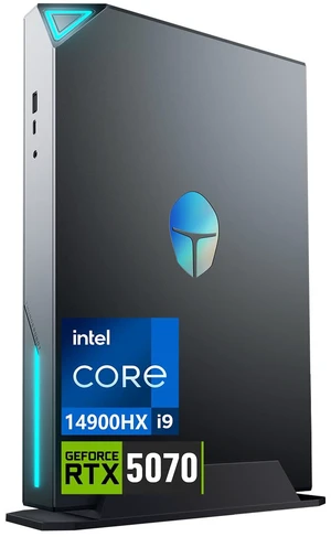 Thunderobot MIX G2 Gaming Mini Desktop, Intel Core i9-14900HX, NVIDIA GeForce RTX 5070, 64GB DDR5 RAM, 1TB SSD, Wi-Fi 6, Windows 11 Home, Grey Thunderobot MIX G2 Gaming Mini Desktop, Intel Core i9-14900HX, NVIDIA GeForce RTX 5070, 64GB DDR5 RAM, 1TB SSD, Wi-Fi 6, Windows 11 Home, Grey
