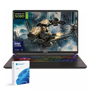 MSI Vector 16 Gaming Laptop, 16" WQXGA 240Hz, Intel Core Ultra 9 275HX, NVIDIA GeForce RTX 5080, 16GB DDR5 RAM, 1TB SSD, Wi-Fi 6, Windows 11 Home, RGB Backlit Keyboard, Grey MSI Vector 16 Gaming Laptop, 16" WQXGA 240Hz, Intel Core Ultra 9 275HX, NVIDIA GeForce RTX 5080, 16GB DDR5 RAM, 1TB SSD, Wi-Fi 6, Windows 11 Home, RGB Backlit Keyboard, Grey