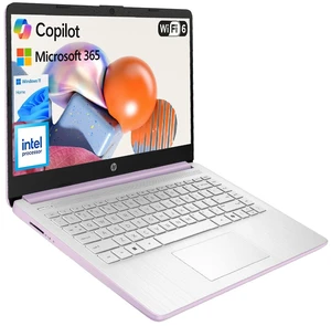 HP Essential 14-dq6104dx Entry Laptop, 14" HD, Intel N-Series N150, 4GB RAM, 128GB eMMC, Wi-Fi 6, Windows 11 Home, Purple HP Essential 14-dq6104dx Entry Laptop, 14" HD, Intel N-Series N150, 4GB RAM, 128GB eMMC, Wi-Fi 6, Windows 11 Home, Purple