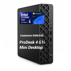 HP ProDesk 4 G1i Business Mini Desktop, Intel Core Ultra 5 235T, 16GB DDR5 RAM, 1TB SSD, Wi-Fi 6, Windows 11 Pro, Black HP ProDesk 4 G1i Business Mini Desktop, Intel Core Ultra 5 235T, 16GB DDR5 RAM, 1TB SSD, Wi-Fi 6, Windows 11 Pro, Black