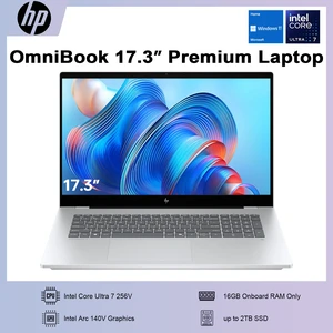 HP OmniBook 7 Premium Copliot AI Laptop, 17.3" FHD Touchscreen, Intel Core Ultra 7 256V, Intel Arc 140V, 16GB RAM, 512GB PCIe SSD, Backlit KB, Thunderoblt 4, Wi-Fi 7, Windows 11 Home, Silver HP OmniBook 7 Premium Copliot AI Laptop, 17.3" FHD Touchscreen, Intel Core Ultra 7 256V, Intel Arc 140V, 16GB RAM, 512GB PCIe SSD, Backlit KB, Thunderoblt 4, Wi-Fi 7, Windows 11 Home, Silver