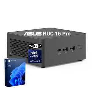 ASUS NUC 15 Business Mini Desktop, Intel Core Ultra 5 225H, 32GB DDR5 RAM, 1TB SSD, Wi-Fi 7, Windows 11 Pro, Black ASUS NUC 15 Business Mini Desktop, Intel Core Ultra 5 225H, 32GB DDR5 RAM, 1TB SSD, Wi-Fi 7, Windows 11 Pro, Black