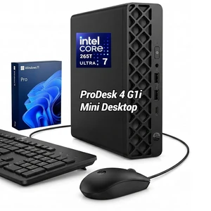HP ProDesk 4 G1i Business Mini Desktop, Intel Core Ultra 7 265T, 64GB DDR5 RAM, 2TB SSD, Wi-Fi 6, Windows 11 Pro, Black, Wired Keyboard & Wired Mouse HP ProDesk 4 G1i Business Mini Desktop, Intel Core Ultra 7 265T, 64GB DDR5 RAM, 2TB SSD, Wi-Fi 6, Windows 11 Pro, Black, Wired Keyboard & Wired Mouse