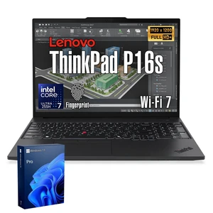 Lenovo ThinkPad P16s Gen 4 Business Mobile Workstation Laptop, 16" FHD+, Intel Core Ultra 7 255H, 32GB DDR5 RAM, 1TB SSD, Wi-Fi 7, Backlit Keyboard, Long Battery Life, Windows 11 Pro, Black Lenovo ThinkPad P16s Gen 4 Business Mobile Workstation Laptop, 16" FHD+, Intel Core Ultra 7 255H, 32GB DDR5 RAM, 1TB SSD, Wi-Fi 7, Backlit Keyboard, Long Battery Life, Windows 11 Pro, Black