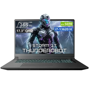 Thunderobot Storm 17 Gaming Laptop, 17.3" QHD 165Hz, Intel Core i7-13620H, NVIDIA GeForce RTX 5070, 16GB DDR5 RAM, 1TB SSD, Wi-Fi 6, RGB Backlit Keyboard, High Speed Fan, Windows 11 Home, Black Thunderobot Storm 17 Gaming Laptop, 17.3" QHD 165Hz, Intel Core i7-13620H, NVIDIA GeForce RTX 5070, 16GB DDR5 RAM, 1TB SSD, Wi-Fi 6, RGB Backlit Keyboard, High Speed Fan, Windows 11 Home, Black
