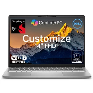 Dell Inspiron 5000 Series 5441 AI Laptop, 14" FHD+, Qualcomm Snapdragon X Plus X1P-64-100, 16GB RAM, 1TB SSD, Wi-Fi 7, Backlit Keyboard, Windows 11 Home, Grey Dell Inspiron 5000 Series 5441 AI Laptop, 14" FHD+, Qualcomm Snapdragon X Plus X1P-64-100, 16GB RAM, 1TB SSD, Wi-Fi 7, Backlit Keyboard, Windows 11 Home, Grey