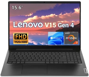 Lenovo V-Series V15 Gen 4 Business Laptop, 15.6" FHD, AMD Ryzen 7 5825U, 8GB RAM, 256GB SSD, Wi-Fi 6, Windows 11 Pro, HDMI, RJ-45, Numeric Keypad, Webcam, Black Lenovo V-Series V15 Gen 4 Business Laptop, 15.6" FHD, AMD Ryzen 7 5825U, 8GB RAM, 256GB SSD, Wi-Fi 6, Windows 11 Pro, HDMI, RJ-45, Numeric Keypad, Webcam, Black