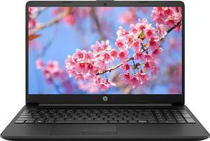 2021 HP Notebook 15 Laptop, 15.6" Full HD Screen, Intel Celeron N4020 Processor, 8GB DDR4 Memory, 256GB SSD, Webcam, Type-C, RJ-45, HDMI, Windows 10 Home, Black