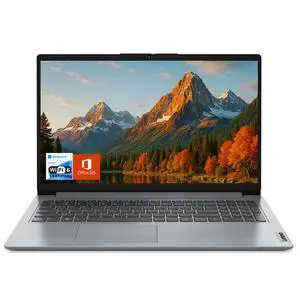 Lenovo IdeaPad 1 Laptop, 15.6" FHD Display, Intel Dual Core Processor, 12GB RAM, 512GB SSD + 128GB eMMC, 1 Yr Office 365, Wi-Fi 6, Windows 11 Home, Grey