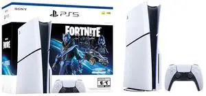 Sony - Playstation 5 PS5 Console - Disc Version, slim edition, - Fortnite Cobalt Star Bundle
