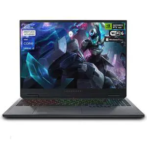 Thunderobot Radiant 16 Gaming Laptop, 16" WQXGA 240Hz,Intel i7-14650HX, GeForce 4060, 64GB RAM, 4TB SSD, Windows 11 Home, Gray