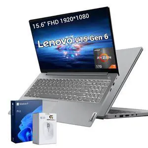 LENOVO V-Series V15 Gen 6 Business Laptop, 15.6" FHD, AMD Ryzen 7 170, 32GB DDR5 RAM, 2TB SSD, Wi-Fi 6, Windows 11 Pro, Wireless Mouse, Grey LENOVO V-Series V15 Gen 6 Business Laptop, 15.6" FHD, AMD Ryzen 7 170, 32GB DDR5 RAM, 2TB SSD, Wi-Fi 6, Windows 11 Pro, Wireless Mouse, Grey