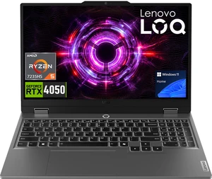 Lenovo LOQ Gaming Laptop, 15.6" FHD 144Hz, AMD Ryzen 5 7235HS, NVIDIA GeForce RTX 4050, 32GB DDR5 RAM, 1TB SSD, Wi-Fi 6, Windows 11 Home, Grey Lenovo LOQ Gaming Laptop, 15.6" FHD 144Hz, AMD Ryzen 5 7235HS, NVIDIA GeForce RTX 4050, 32GB DDR5 RAM, 1TB SSD, Wi-Fi 6, Windows 11 Home, Grey