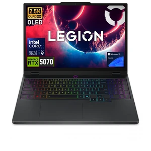Lenovo Legion 5 Gaming Laptop, 15.1" WQXGA 165Hz, Intel Core Ultra 9 275HX, NVIDIA GeForce RTX 5070, 64GB DDR5 RAM, 1TB SSD, Wi-Fi 7, Windows 11 Home, RGB Backlit Keyboard, Black Lenovo Legion 5 Gaming Laptop, 15.1" WQXGA 165Hz, Intel Core Ultra 9 275HX, NVIDIA GeForce RTX 5070, 64GB DDR5 RAM, 1TB SSD, Wi-Fi 7, Windows 11 Home, RGB Backlit Keyboard, Black