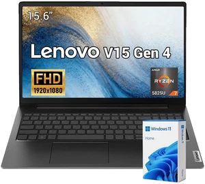 Lenovo V-Series V15 Gen 4 Business Laptop, 15.6" FHD, AMD Ryzen 7 5825U, 24GB RAM, 1TB SSD, Wi-Fi 6, Windows 11 Pro, Black Lenovo V-Series V15 Gen 4 Business Laptop, 15.6" FHD, AMD Ryzen 7 5825U, 24GB RAM, 1TB SSD, Wi-Fi 6, Windows 11 Pro, Black