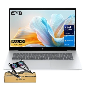 HP OmniBook 7 Premium Copliot AI Laptop, 17.3" FHD Touchscreen, Intel Core Ultra 7 256V, Intel Arc 140V, 16GB RAM, 512GB PCIe SSD, Backlit KB, Thunderoblt 4, Wi-Fi 7, Windows 11 Home, Silver HP OmniBook 7 Premium Copliot AI Laptop, 17.3" FHD Touchscreen, Intel Core Ultra 7 256V, Intel Arc 140V, 16GB RAM, 512GB PCIe SSD, Backlit KB, Thunderoblt 4, Wi-Fi 7, Windows 11 Home, Silver