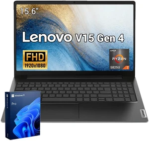 Lenovo V-Series V15 Gen 4 Business Laptop, 15.6" FHD, AMD Ryzen 7 5825U, 16GB RAM, 512GB SSD, Wi-Fi 6, Windows 11 Pro, Black Lenovo V-Series V15 Gen 4 Business Laptop, 15.6" FHD, AMD Ryzen 7 5825U, 16GB RAM, 512GB SSD, Wi-Fi 6, Windows 11 Pro, Black