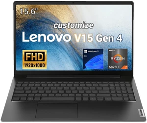 Lenovo V-Series V15 Gen 4 Business Laptop, 15.6" FHD, AMD Ryzen 7 5825U, 24GB RAM, 1TB SSD, Wi-Fi 6, Windows 11 Pro, Black Lenovo V-Series V15 Gen 4 Business Laptop, 15.6" FHD, AMD Ryzen 7 5825U, 24GB RAM, 1TB SSD, Wi-Fi 6, Windows 11 Pro, Black
