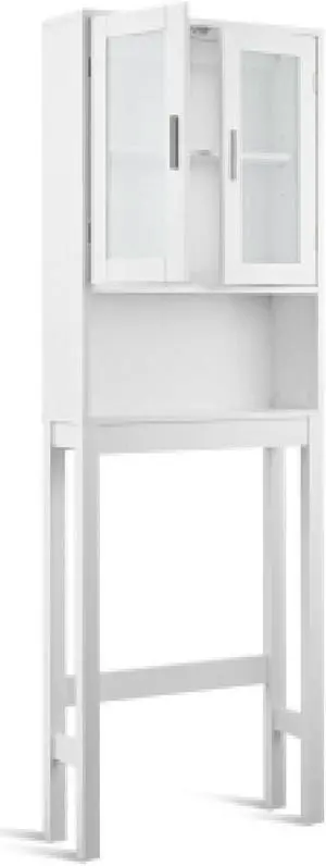 Over the Toilet Bathroom Storage Cabinet with Adjustable Shelf