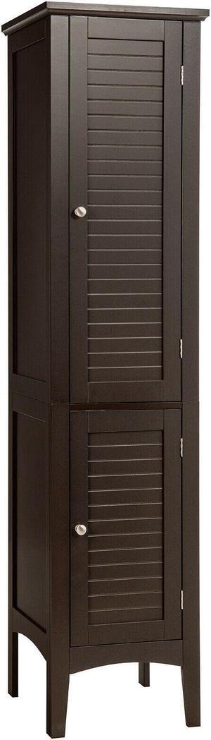 Freestanding Bathroom Storage Cabinet for Kitchen and Living Room-Brown