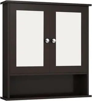 Bathroom Wall Mount Mirror Cabinet Organizer
