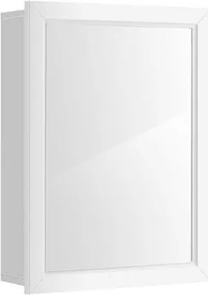 Wall Mounted Adjustable Medicine Storage Mirror Cabinet