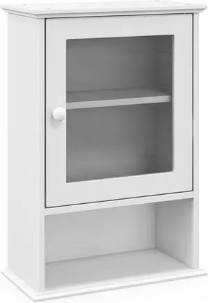 Bathroom Wall Mounted Adjustable Hanging Storage Medicine Cabinet