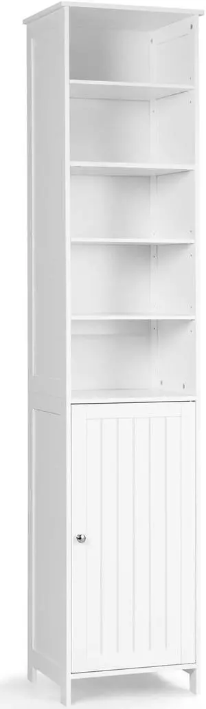 72 Inches Free Standing Tall Floor Bathroom Storage Cabinet