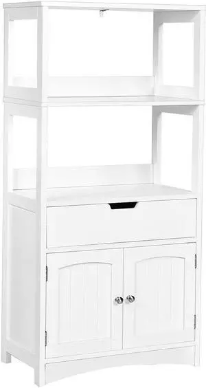 Bathroom Storage Cabinet with Drawer and Shelf Floor Cabinet