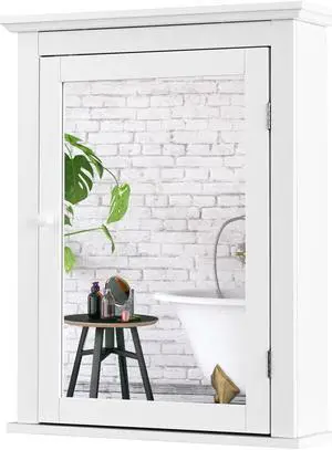 Bathroom Wall Mounted Storage Mirror Medicine Cabinet