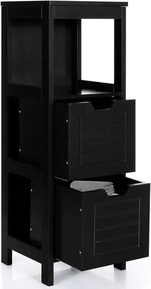 Floor Cabinet Multifunction Storage Rack Stand Organizer