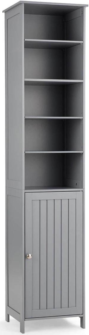 72 Inches Free Standing Tall Floor Bathroom Storage Cabinet