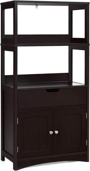 Bathroom Storage Cabinet with Drawer and Shelf Floor Cabinet