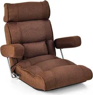 Adjustable Folding Sofa Chair with 6 Position Stepless Back