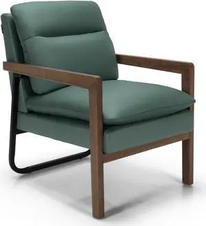 Single Sofa Chair with Extra-Thick Padded Backrest and Seat Cushion