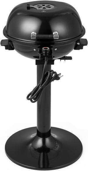1600W Electric BBQ Grill with Removable Non-Stick Warming Rack