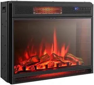 SlickBlue 28 Inch Electric Freestanding and Recessed Fireplace with Remote