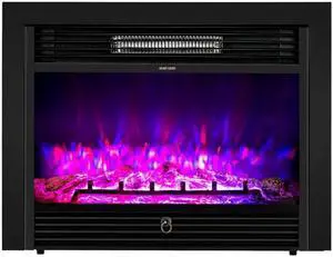 SlickBlue 28.5 Inch Electric Fireplace Recessed with 3 Flame Colors