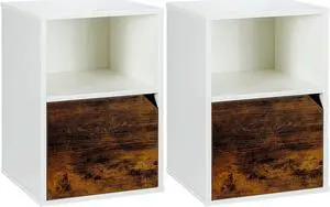 SlickBlue Set of 2 Nightstands Side End Table for Living Room