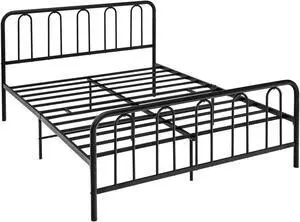 SlickBlue  Metal Bed Frame with Headboard and Footboard