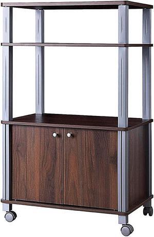SlickBlue Microwave Rack Stand Rolling Storage Cart
