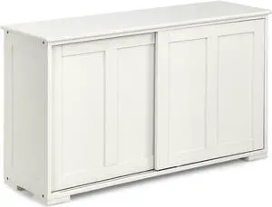 SlickBlue Kitchen Storage Cupboard Cabinet with Sliding Door