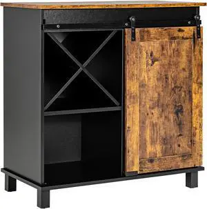 SlickBlue Industrial Storage Cabinet with Sliding Barn Door