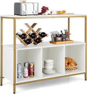 SlickBlue Modern Kitchen Buffet Sideboard with 3 Compartments