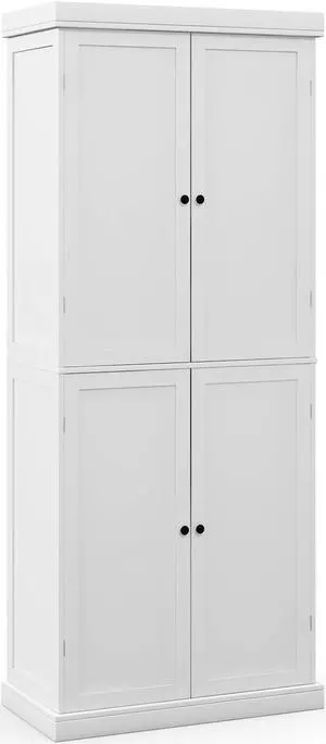 SlickBlue 72.5" Tall Buffet Cabinet with 6-Tier Shelves and 4 Doors