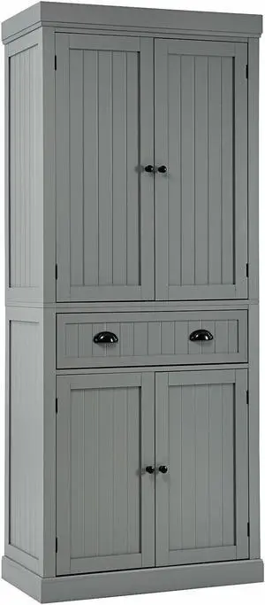 SlickBlue Cupboard Freestanding Kitchen Cabinet w/ Adjustable Shelves