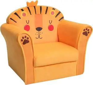 SlickBlue Kids Different Design Upholstered Sofa with Armrest